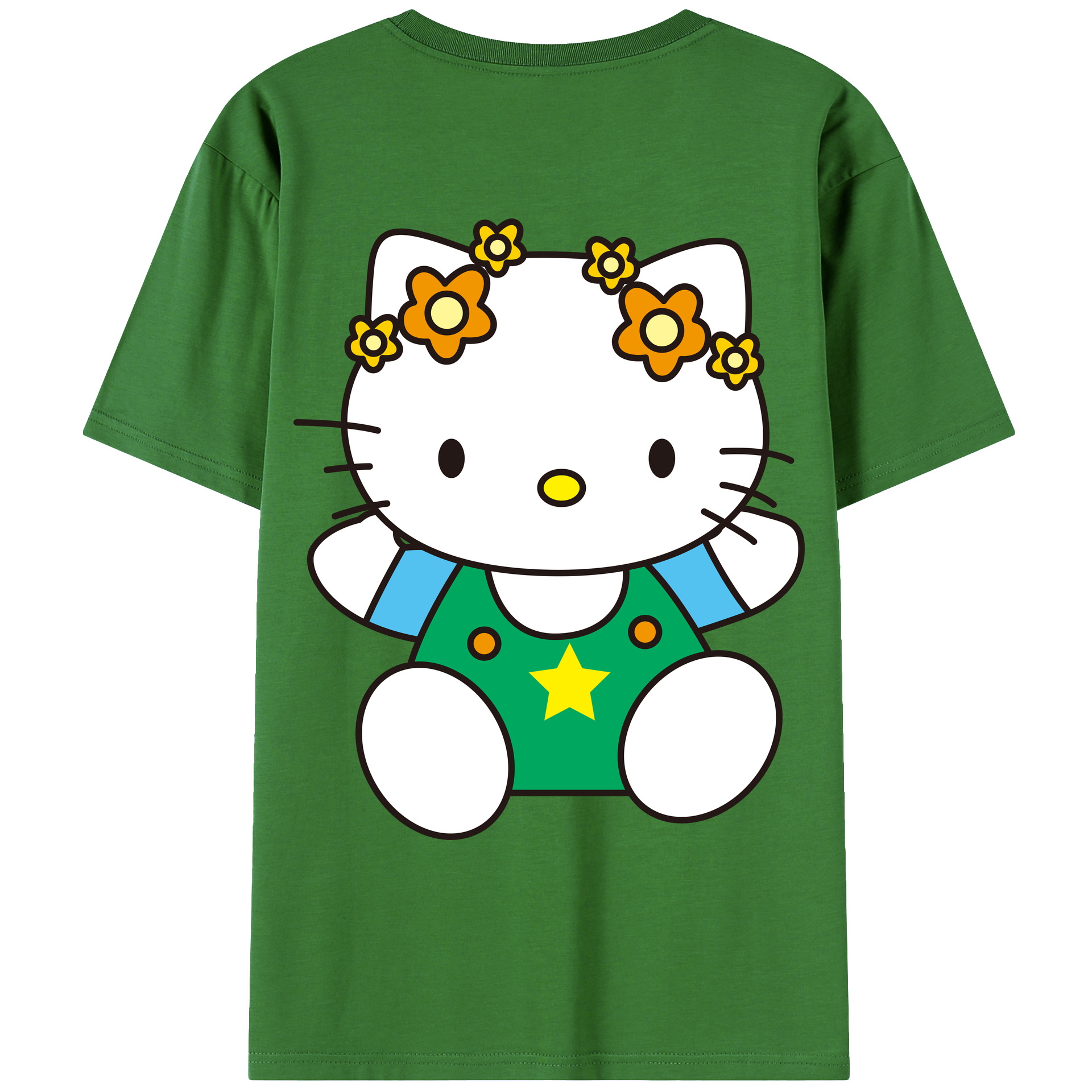 （画像用） Hello Kitty ハローキティ レディース半袖Tシャツ(バックプリント)